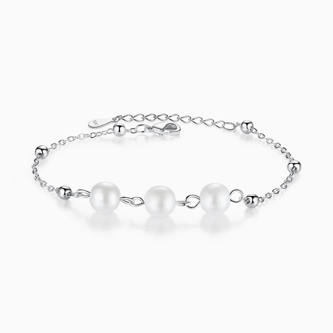 Pearl Charm Bracelet
